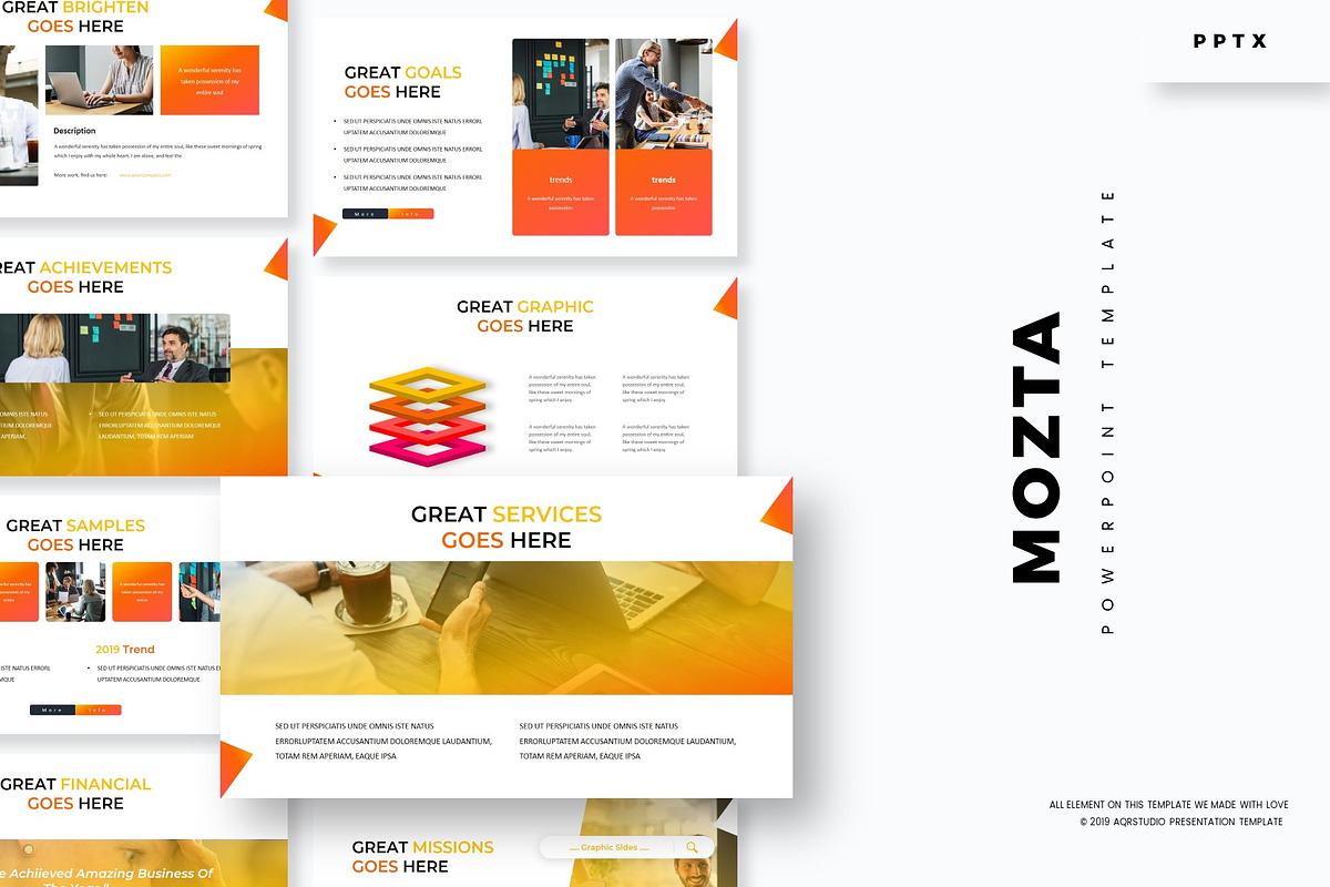 Mozta - Powerpoint Template in PowerPoint Templates - product preview 8