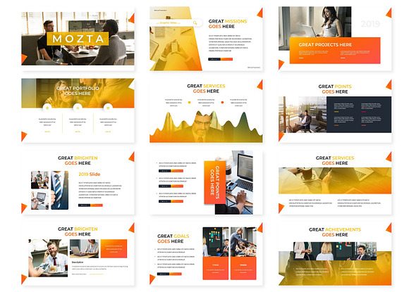 Mozta - Powerpoint Template in PowerPoint Templates - product preview 1