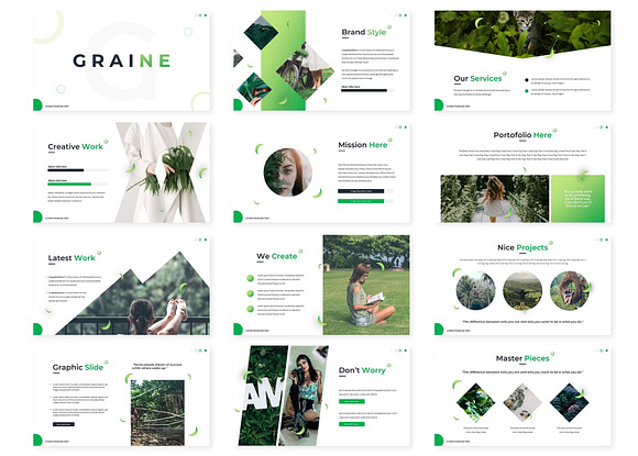 Graine - Powerpoint Template in PowerPoint Templates - product preview 1