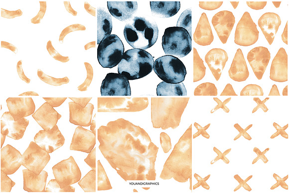 Abstract Watercolor Patterns in Patterns - product preview 12