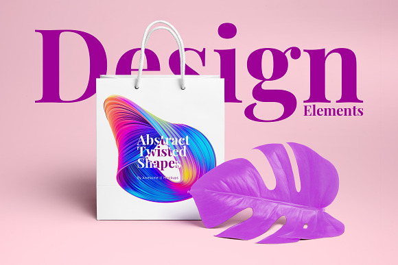 Awesome Twisted Shapes in Illustrations - product preview 3