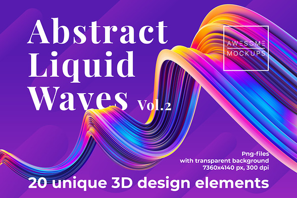 Abstract Liquid Waves