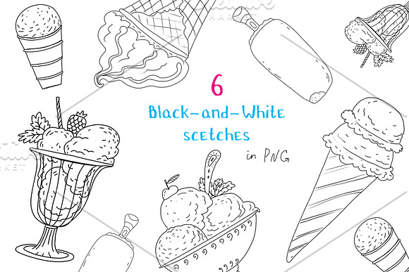 Ice Cream - 6 illustrations+ in Illustrations - product preview 2