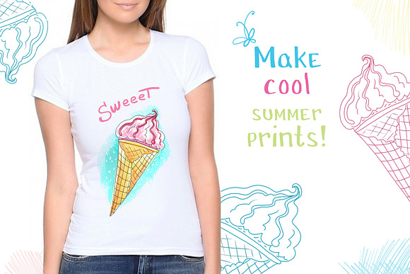 Ice Cream - 6 illustrations+ in Illustrations - product preview 3