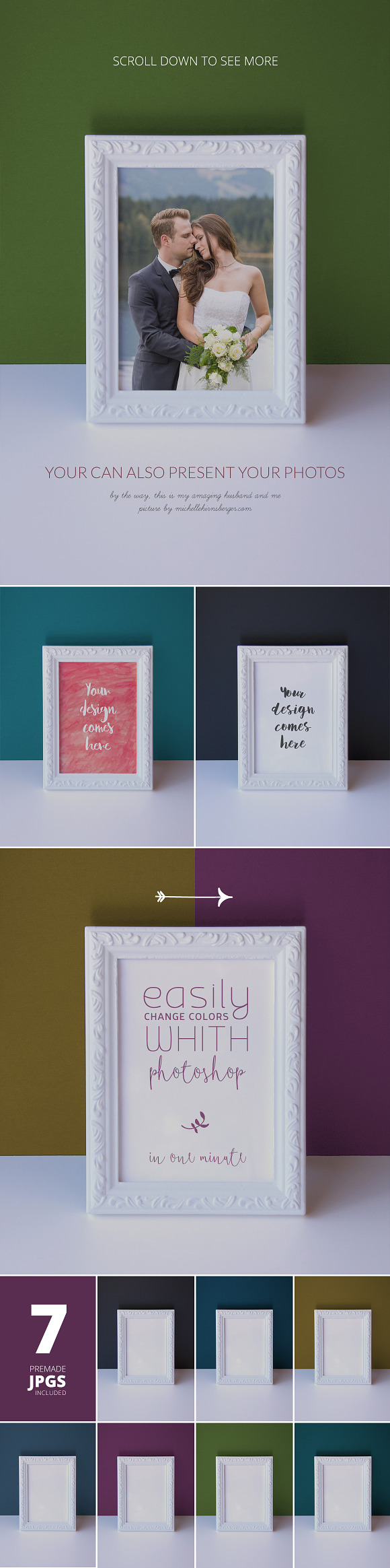 Picture Frame Mockups -50% ValuePack in Print Mockups - product preview 4