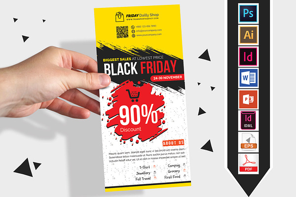 Rack Card | Black Friday DL Flyer V2