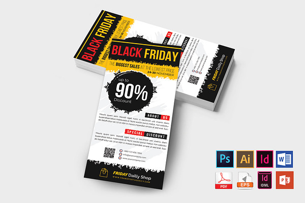 Rack Card | Black Friday DL Flyer V3