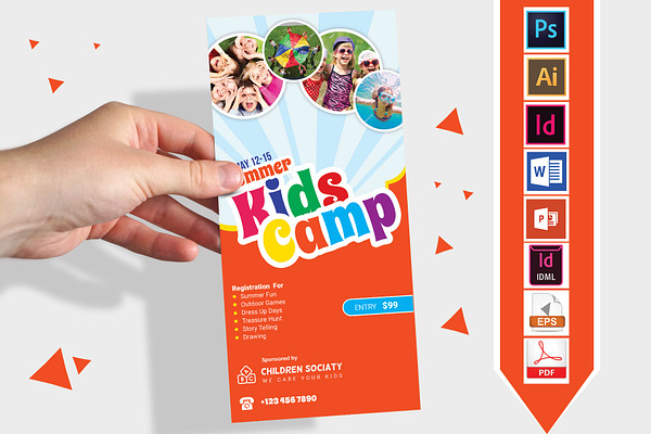 Kids Summer Camp DL Flyer Vol-2