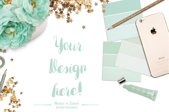 Minted Styled Stock2:MOVABLE LAYERS in Product Mockups - product preview 1