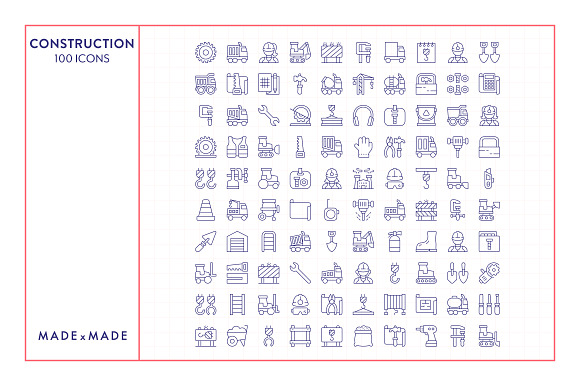 Line Icons – Construction in Construction Icons - product preview 5