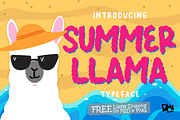 Summer Llama - Extra Llama Drawing