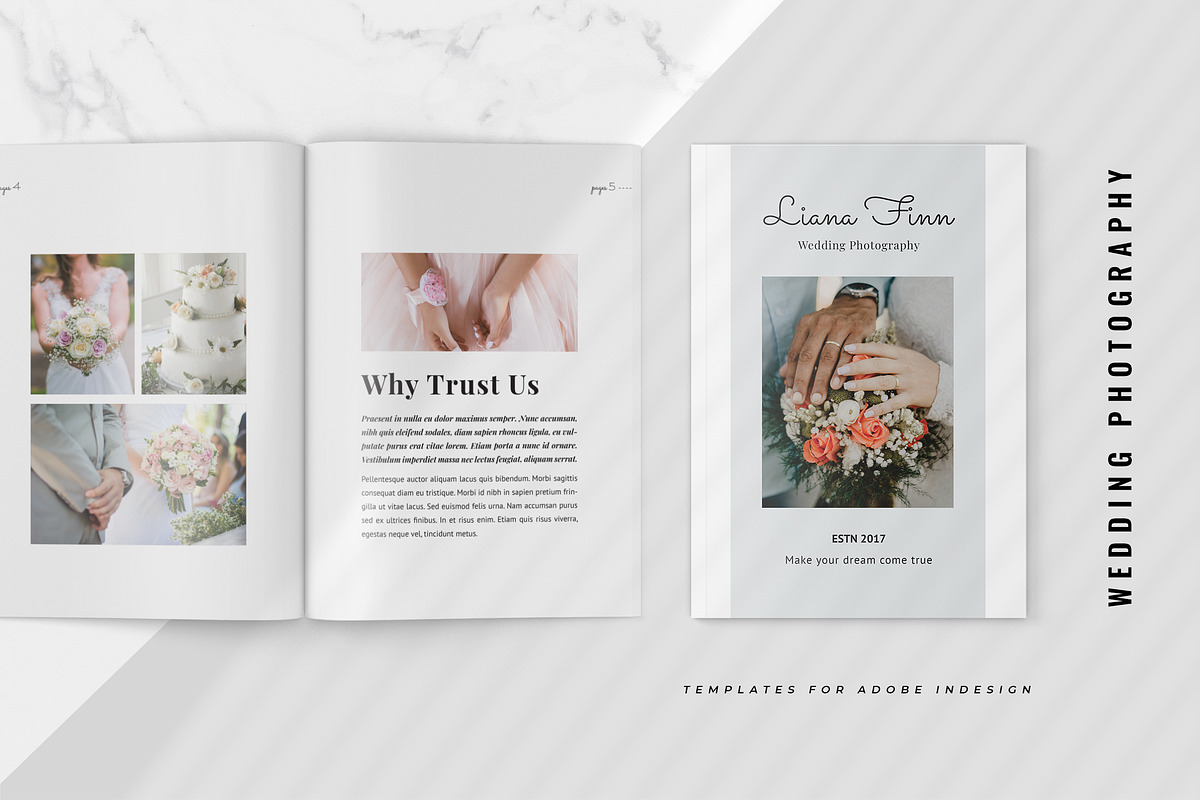 Wedding Photography Price Book in Magazine Templates - product preview 8