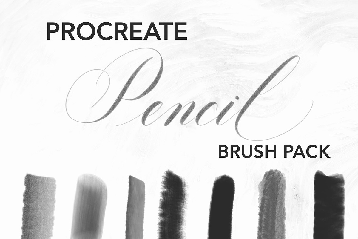 Pencil Brush Pack - PROCREATE in Add-Ons - product preview 8