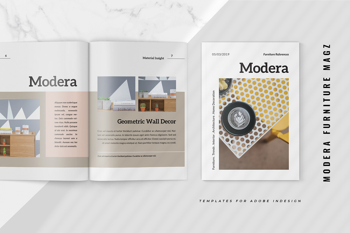 Modera - Home Interior Magazine in Magazine Templates - product preview 8