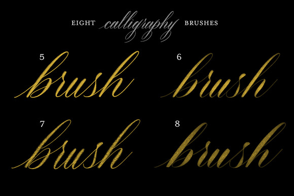 Metallic Glitter Brush Pack in Add-Ons - product preview 3