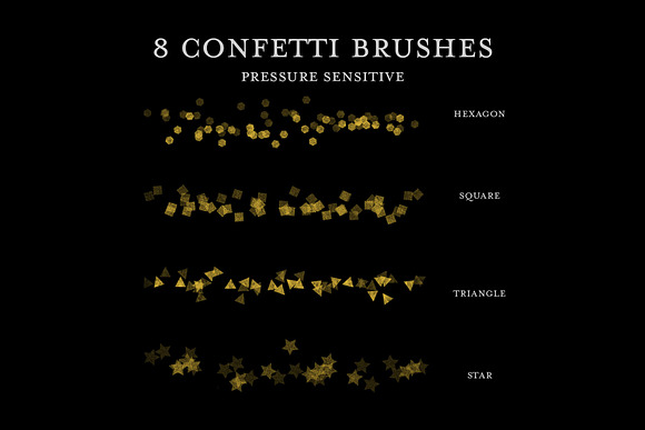 Metallic Glitter Brush Pack in Add-Ons - product preview 5