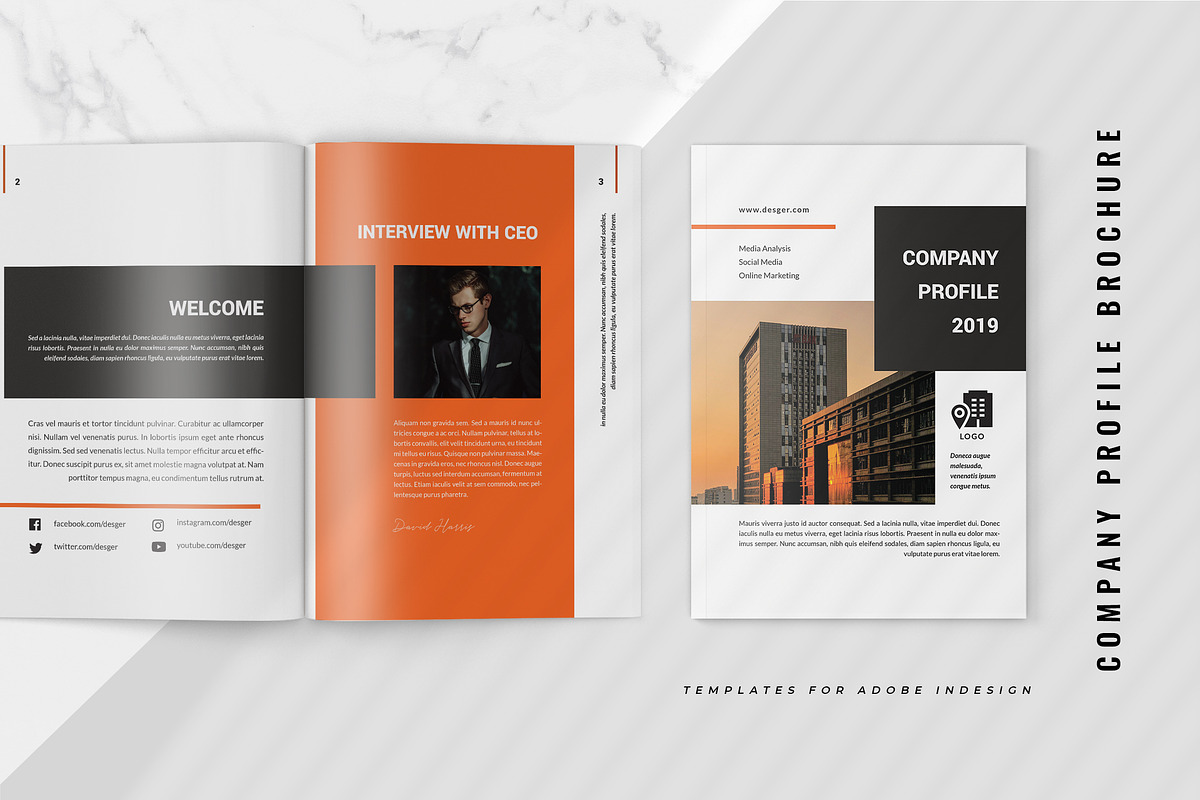 Desger - Company Profile Brochure in Magazine Templates - product preview 8
