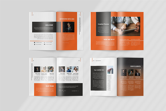 Desger - Company Profile Brochure in Magazine Templates - product preview 4
