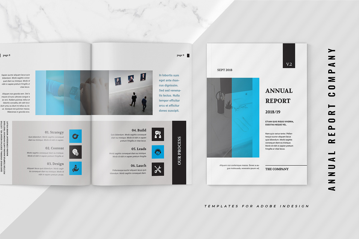Annual Report Template in Magazine Templates - product preview 8