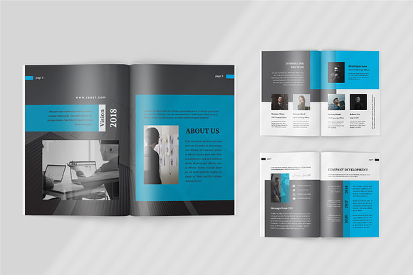 Annual Report Template in Magazine Templates - product preview 4