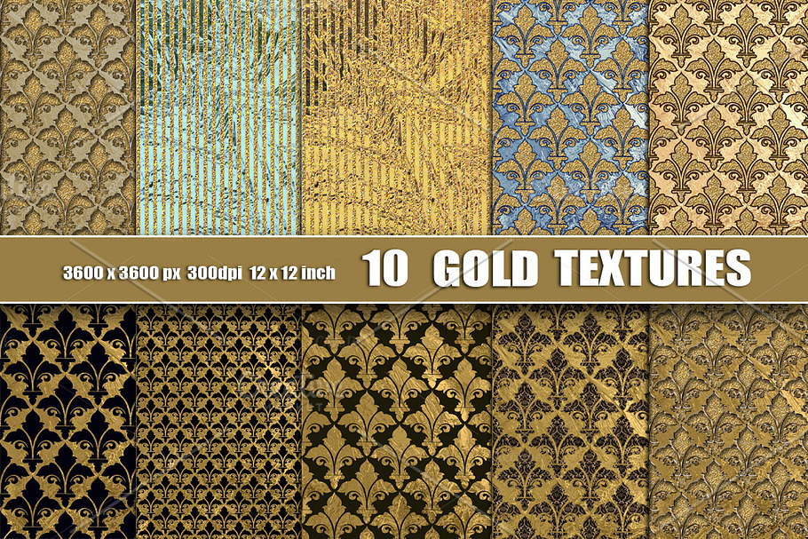Gold Black Texture Backgrounds in Textures - product preview 8