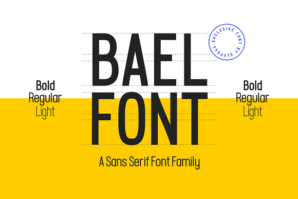 BAEL FONT FAMILY in Sans-Serif Fonts - product preview 12