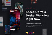 Jazam - Social mobile app UI Kit