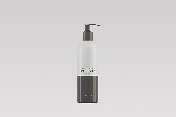 Cosmetics Packaging Mock-up - 200ml in Product Mockups - product preview 1