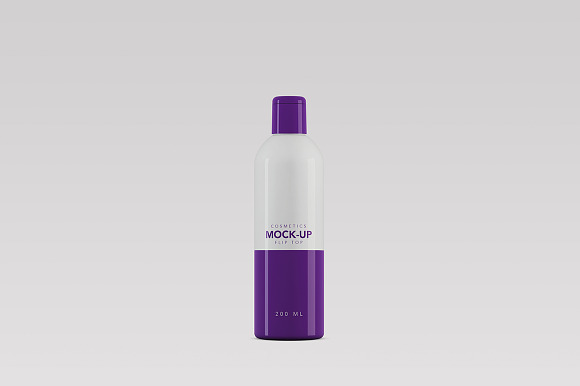 Cosmetics Packaging Mock-up - 200ml in Product Mockups - product preview 4
