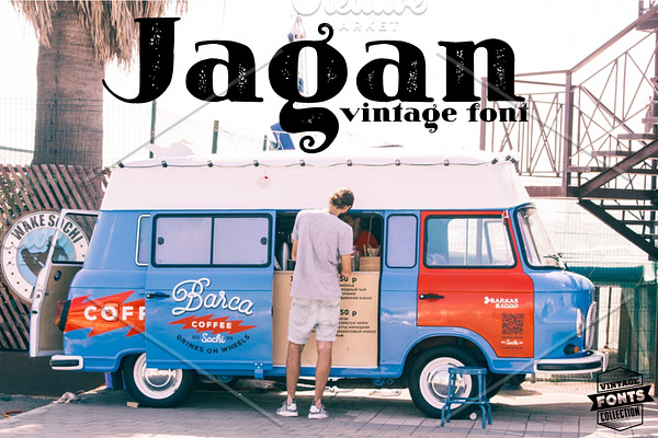 Jagan - 2 vintage fonts