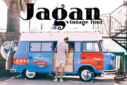 Jagan - 2 vintage fonts