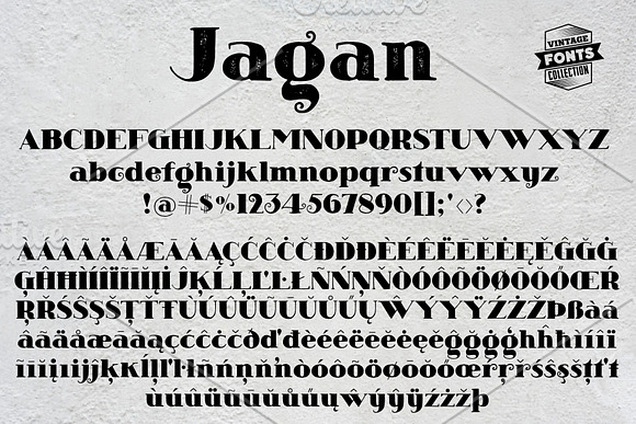 Jagan - 2 vintage fonts in Display Fonts - product preview 4