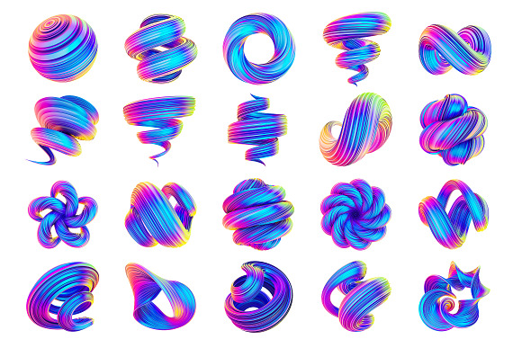 Liquid Shapes Bundle in Illustrations - product preview 4