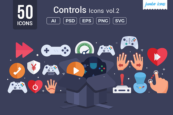 Gaming - Controls Vector Icons V2