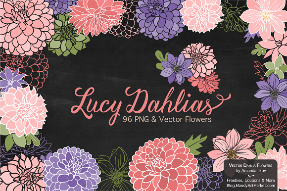 Wildflower Clipart & Vectors in Illustrations - product preview 1