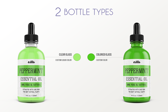 Dropper Bottle Mockup v 120ml-A Plus in Product Mockups - product preview 3