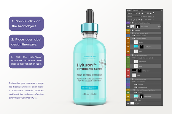 Dropper Bottle Mockup v 120ml-A Plus in Product Mockups - product preview 8