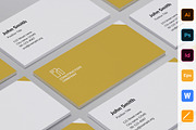 Construction Company Business Card