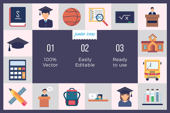 Education Vector Icons V2 in Icons - product preview 2