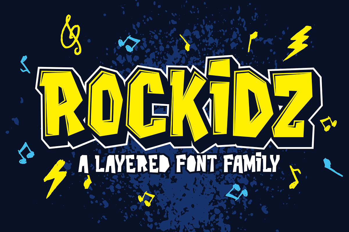 Rockidz in Display Fonts - product preview 8