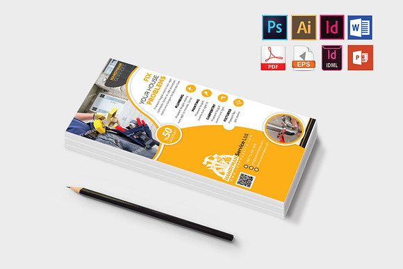Plumber Service DL Flyer Vol-3 in Flyer Templates - product preview 2