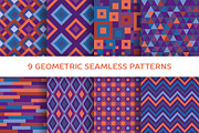 9 Geometric seamless patterns