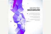 Abstract 3D geometric background