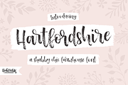 Hartfordshire, a farmhouse font