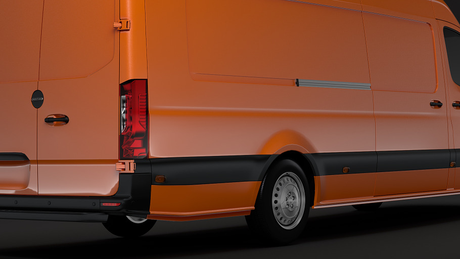 Freightliner Sprinter Panel Van L4H2 in Vehicles - product preview 3