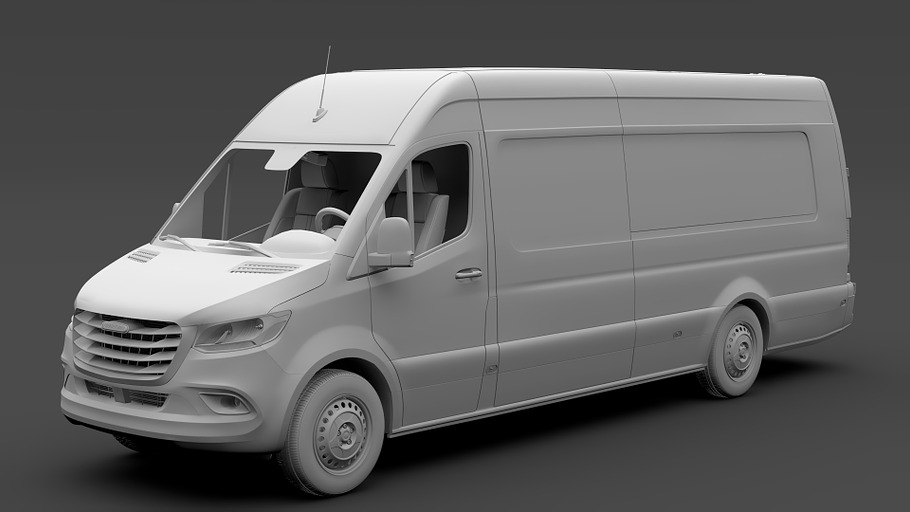 Freightliner Sprinter Panel Van L4H2 in Vehicles - product preview 10
