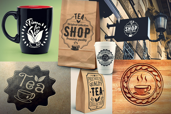 39 Coffee,Tea and Bakery logo bundle in Logo Templates - product preview 4