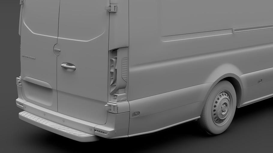 Freightliner Sprinter Panel Van L4H2 in Vehicles - product preview 15