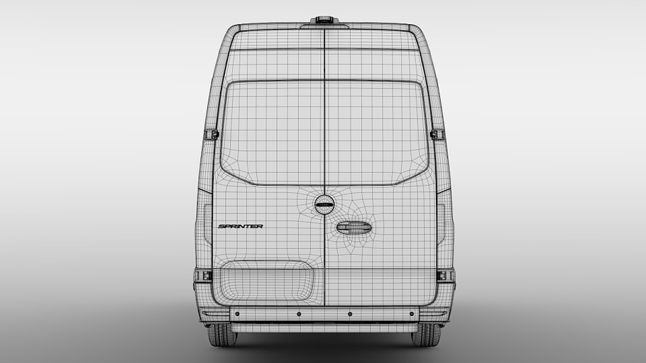 Freightliner Sprinter Panel Van L4H2 in Vehicles - product preview 17