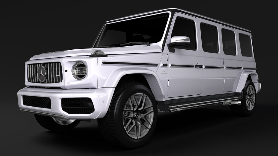 Mercedes AMG G 63 W463 2019 Limousin in Vehicles - product preview 7